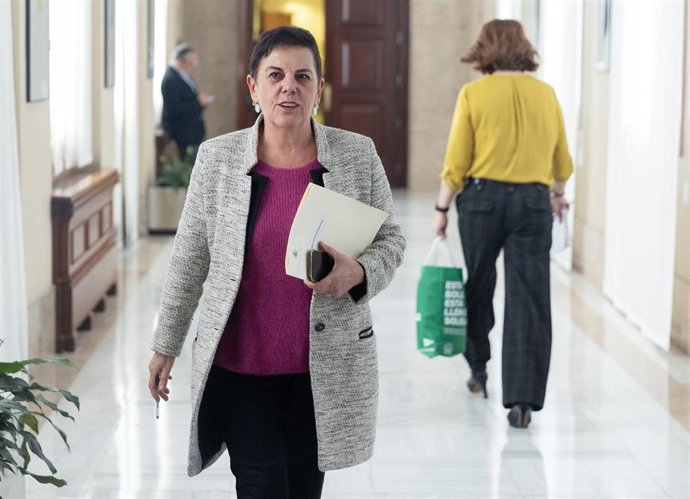 Archivo - La portavoz de EH Bildu en el Congreso, Mertxe Aizpurua