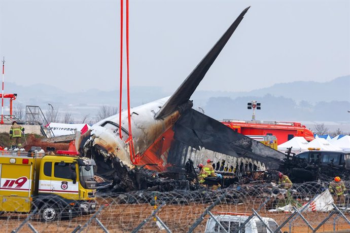  Accidente de avión en Corea del Sur.- Avion Jeju Air