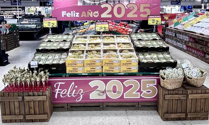 Uvas de Nochevieja en Carrefour