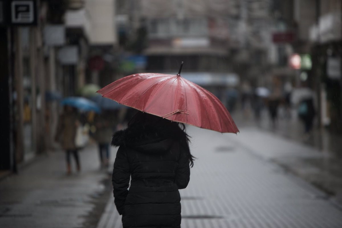 AEMET avisa de la presencia de una dana en el sur que traerá lluvias localmente fuertes en Nochevieja y Año Nuevo