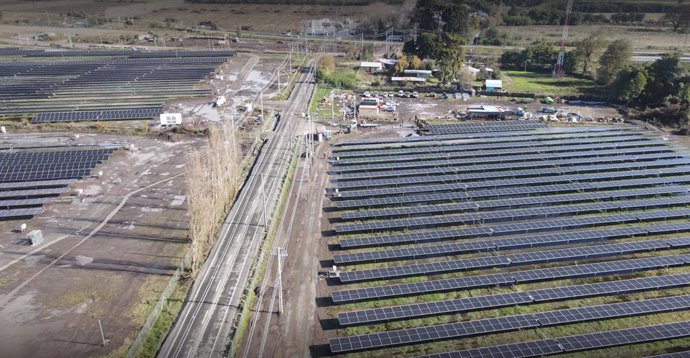 Archivo - Parc fotovoltaic Renaico d'Enerside a Xile