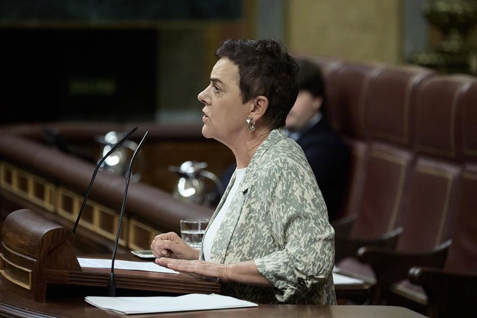 Archivo - La portavoz de EH Bildu en el Congreso, Mertxe Aizpurua, 