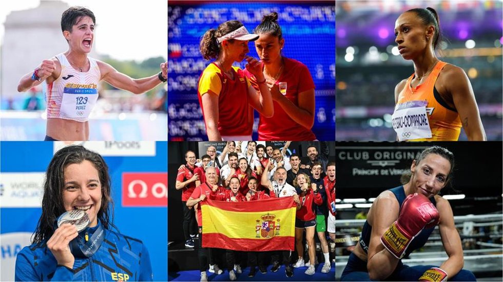 Las deportistas españolas protagonistas en 2024