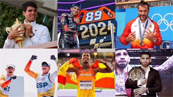 Los deportistas españoles protagonistas de 2024