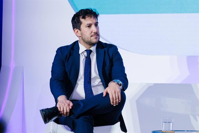 Archivo - El director general de RED.es, Jesús Herrero Poza, durante las Jornadas de Sostenibilidad 2024 de Redeia, en el Auditorio Fundación Giner de los Ríos, en el Auditorio de la Fundación Giner de los Ríos en Madrid (España), a 15 de octubre de 2024.