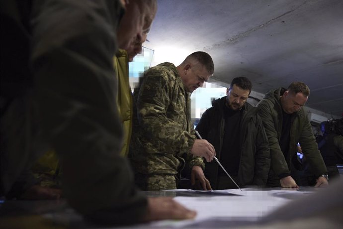 Arxiu - El president d'Ucraïna, Volodimir Zelenski, visita al novembre el front de Pokrovsk