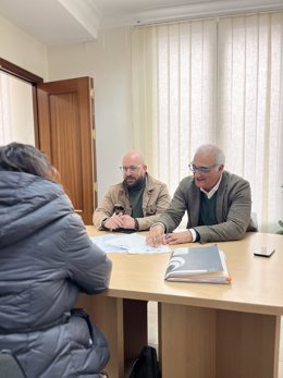 El alcalde de El Puerto, Germán Beardo, en la compra de la Casa de Roque Aguado por parte de Suvipuerto.