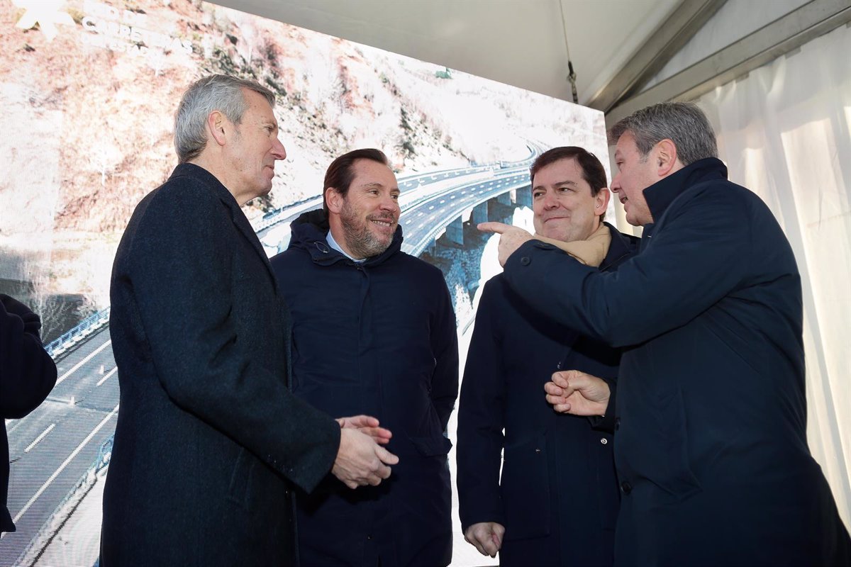 Galicia y León, de nuevo conectadas por la A-6 mediante el viaducto de O Castro, que reabre 2 años y medio después