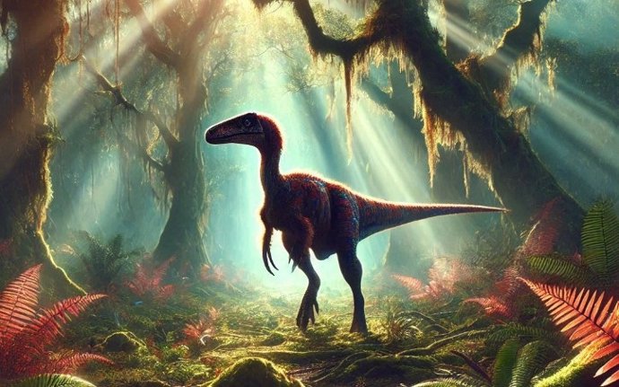 Ilustración artística de un ejemplar del linaje Ornithischia