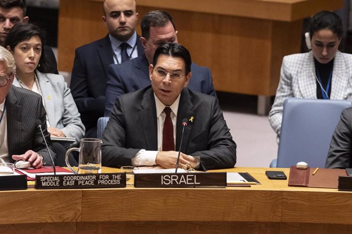 Archivo - El representante de Israel ante la ONU, Danny Danon