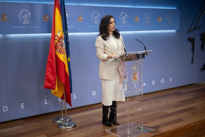 La portavoz de VOX en el Congreso, Pepa Millán