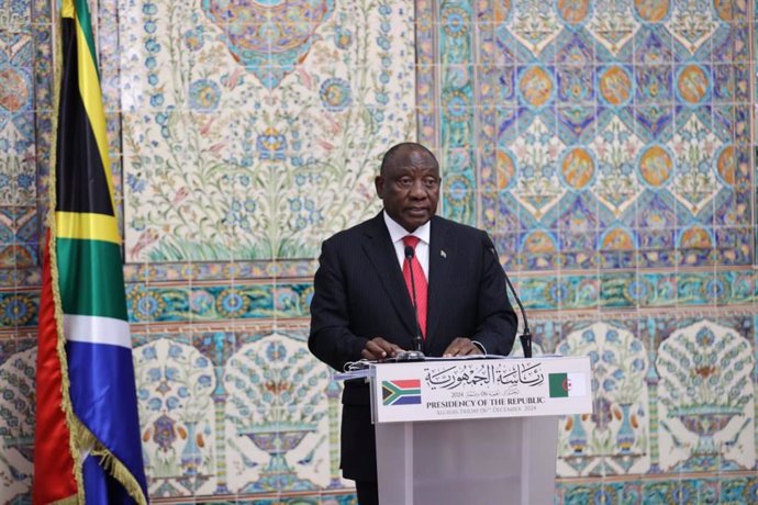 El presidente sudafricano, Cyril Ramaphosa (archivo)