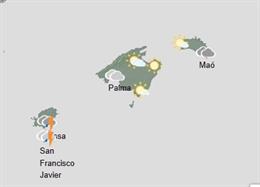 Predicción meteorológica para hoy, martes 31 de diciembre, en Baleares.