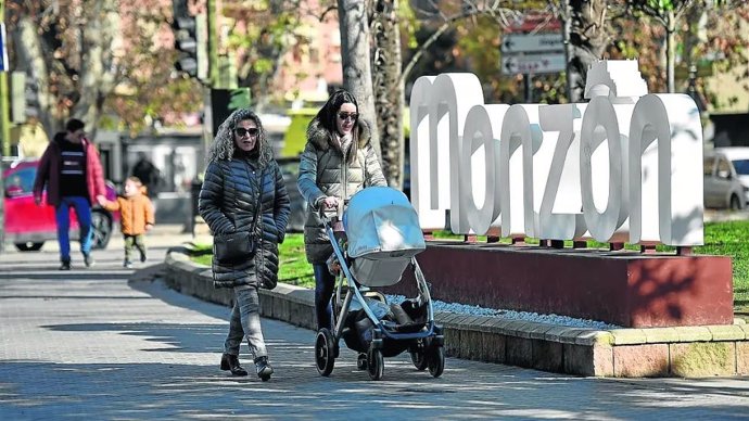 Imagen de la localidad oscense de Monzón