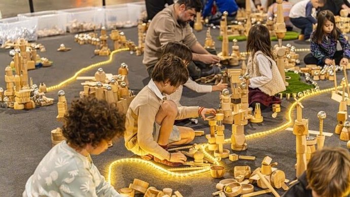 Niños en el festival