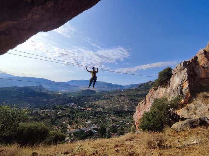 Vía ferrata de la Fuente de la Peña.