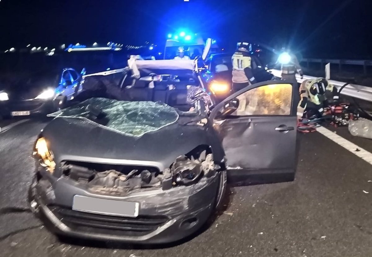 Atendidas ocho personas en un accidente de tráfico múltiple en Alhama de Murcia