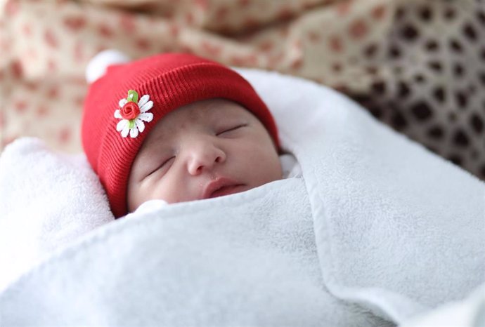 Primer niño nacido en Navarra.