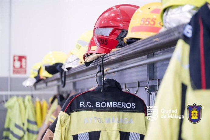 Archivo - Imagen de archivo del Real Cuerpo de Bomberos de Málaga