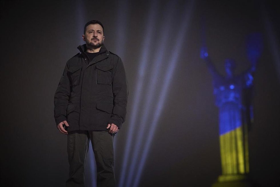 El presidente de Ucrania, Volodimir Zelenski