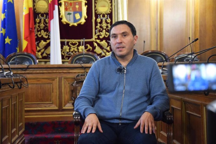 El presidente de la Diputación de Cuenca, Álvaro Martínez Chana, en entrevista con Europa Press