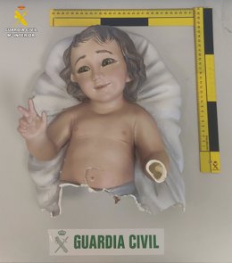 Recuperada la imagen del niño Jesús robada en el Belén de Cullera