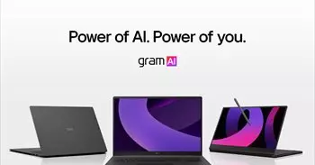 Los nuevos portátiles LG gram incorporan IA híbrida y chips Intel Core Ultra de última generación