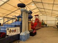 Las carrozas de la Cabalgata de Reyes Magos de Palma están casi a punto para salir a las calles este domingo