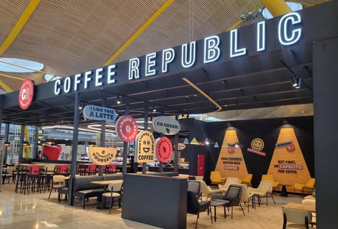 Ibersol abre un nuevo Cofee Republic en el aeropuerto de Madrid-Barajas