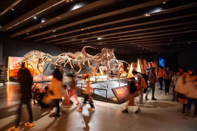 Exposición 'Dinosaurios de la Patagonia' en Madrid.