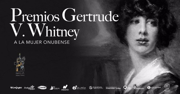 Cartel de los I Premios Gertrude Vanderbilt Whitney a la mujer onubense.