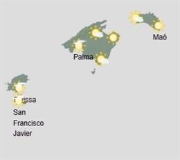 El tiempo hoy, viernes 3 de enero, en Baleares.