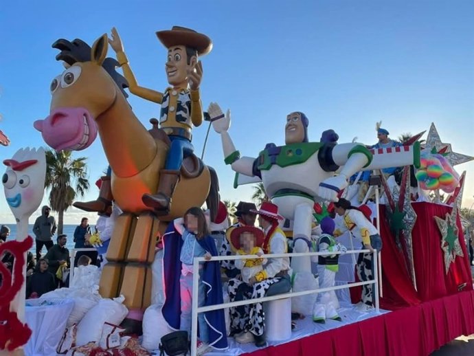 Imagen de archivo de la cabalgata de Reyes Magos en Estepona.