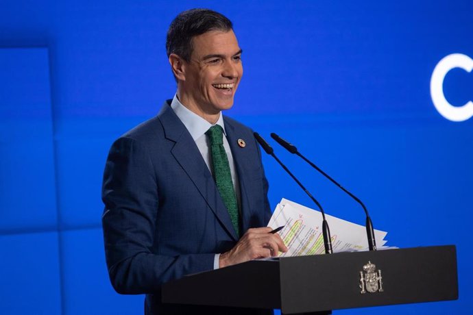 El presidente del Gobierno, Pedro Sánchez