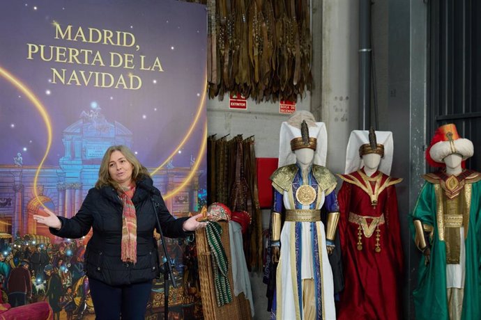 La vicealcaldesa de Madrid y alcaldesa en funciones, Inma Sanz, interviene durante la presentación de la Cabalgata de Reyes 2025, en NAVE 20, a 3 de enero de 2025, en Algete, Madrid (España).