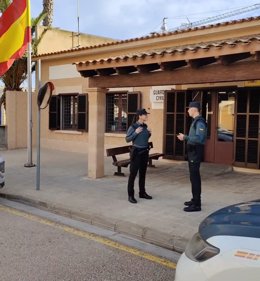 Agentes de la Guardia Civil de Santanyí.