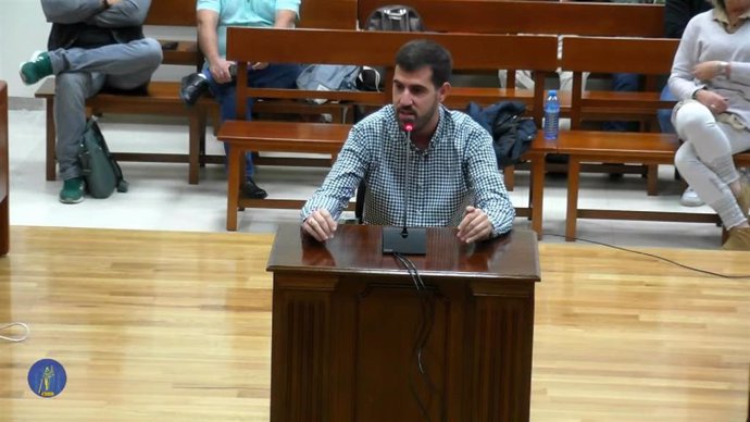 Archivo - El alcalde de Fontanar, Víctor San Vidal, en el juicio en la Audiencia Provincial de Guadalajara