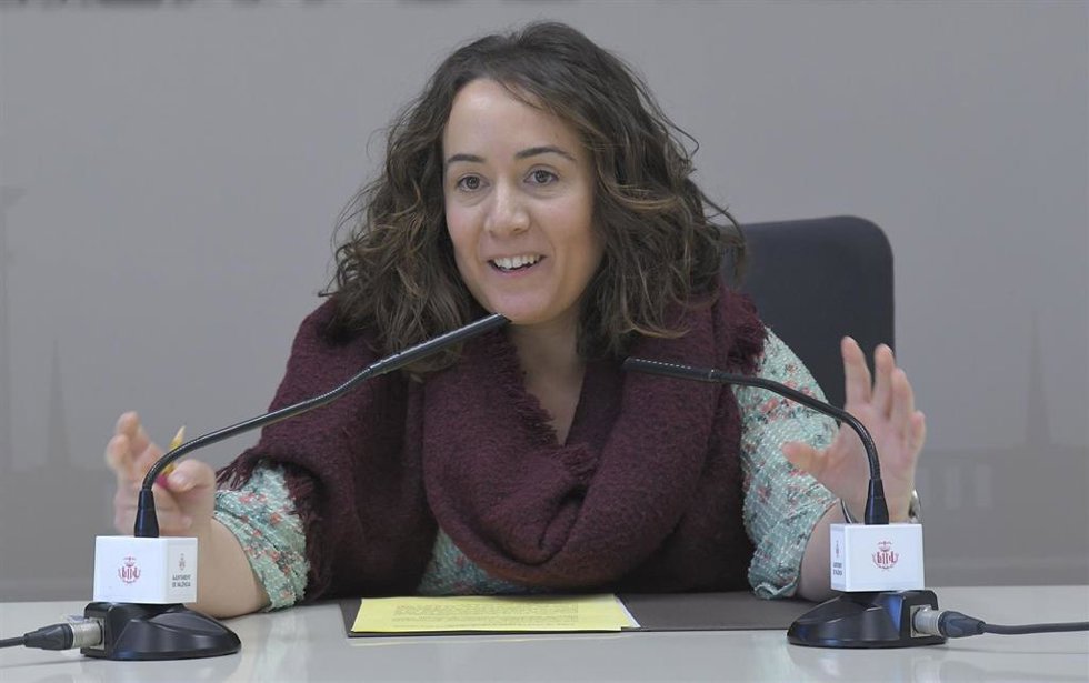 Archivo - La coportavoz de Compromís en el Ayuntamiento de Valncia, Gloria Tello, en imagen de archivo