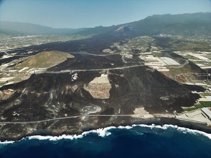 Archivo - Estado de la zona afectada por el volcán de La Palma