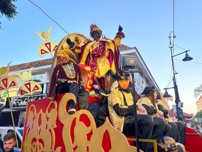 Imagen de archivo de la cabalgata de Reyes Magos en Fuengirola.