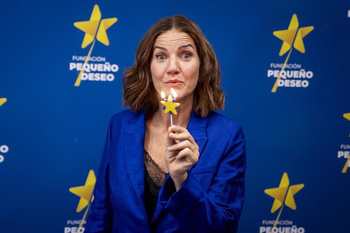 Archivo - La chef Samantha Vallejo-Nágera posa en el photocall a su llegada a la presentación de la campaña ‘Doble deseo’, en el Museo de la Felicidad, a 8 de noviembre de 2023, en Madrid (España). 