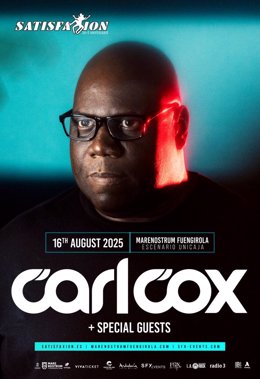 Carl Cox estará en Marenostrum Fuengirola.