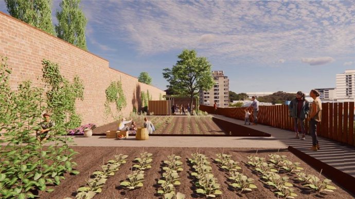 Proyecto de parque agrario en Can Valent, del distrito de Nou Barris de Barcelona