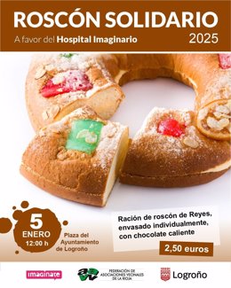 La Plaza del Ayuntamiento de Logroño acogerá este domingo el tradicional 'Roscón Solidario'