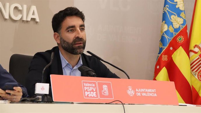 El concejal del PSPV en el Ayuntamiento de València Javier Mateo. Imagen de archivo