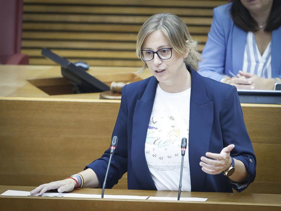 La portavoz adjunta del Grupo Parlamentario Popular en Les Corts, Laura Chuli