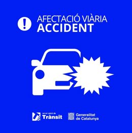 Aviso de Trànsit de afectaciones viarias por accidente