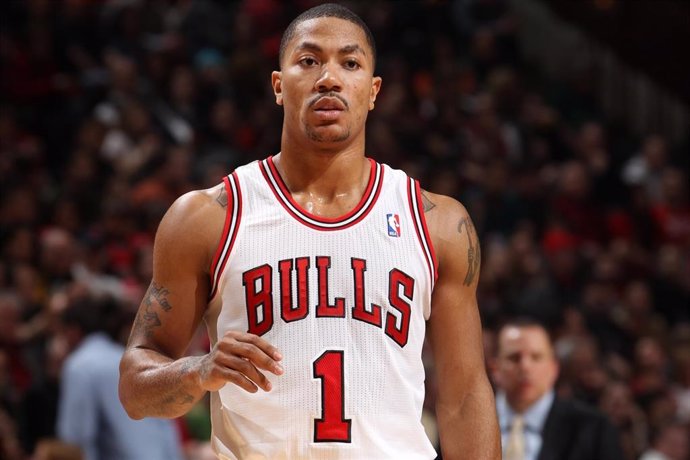 Derrick Rose, en sus primeros años con los Chicago Bulls.