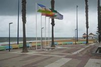 Activado el aviso amarillo por lluvias u oleaje para este 5 de enero en Cádiz, Huelva y Sevilla