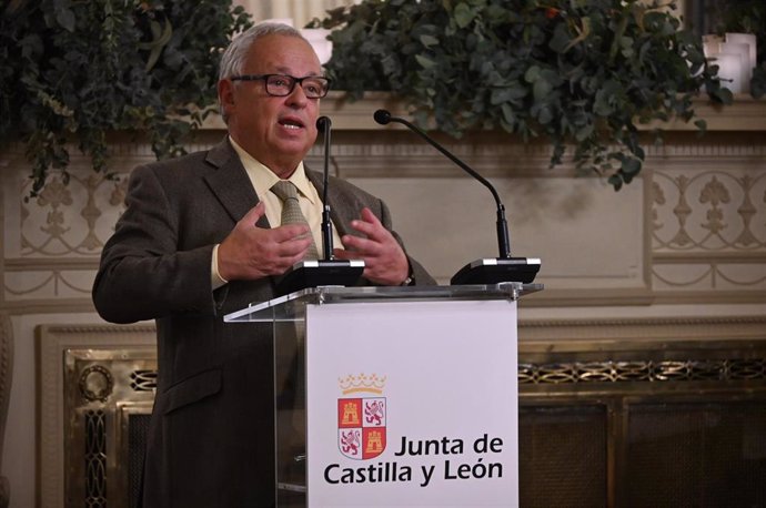 Archivo - Gonzalo Santonja, durante la presentación de la campaña en Madrid.